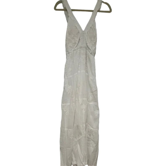 Roberta Roller Rabbit Iberia Dress Floral Embroidered Tiered Midi Size Small - Picture 3 of 13